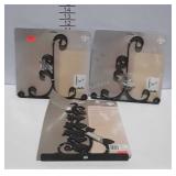 Home-Trends, 2 10in. Plant Brackets, & 1 12in.