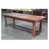 Tavern or Library Style Table, post type legs,