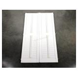 Plantation shutters, new out the box with