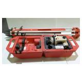 DAVID WHITE surveyor transit with tripod and