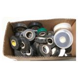 Numerous rolls of electrical tape.