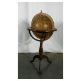 Decorative floor globe. 34" high.