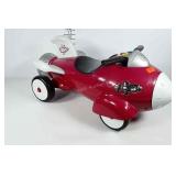 Retro Rocket ride on toy, needs batteries, can