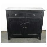 Painted jelly cabinet/buffet. Two drawer over