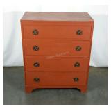 Painted four drawer chest. Drawers need done