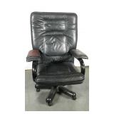 Oversized executive chair. Shows some use wear.