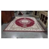 Room Rug, 7.10x10.1 feet, deep red color, nice