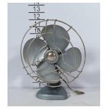Small Koldaire desk fan, all metal. Works.