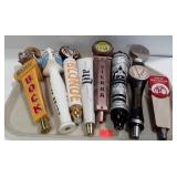 8 Beer tap handles, shriner Brock,  Blue Moon