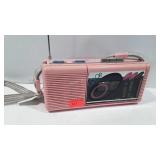 Vintage colored jeans AM FM 2 band radio cassette