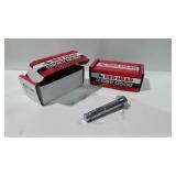 Boxes of red head concrete anchoring system