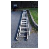 Aluminum Extension Ladder Sections. 32 foot total