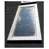 36" Entrance Door with full view glass