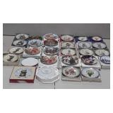 Assorted Collectible Decor Plates, Holiday