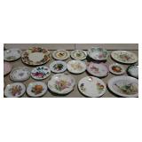 Painted china group. German, English, Japanese.