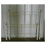 Full size iron headboard and footboard only.
