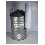Large 5 gallon galvanized Igloo drink cooler /