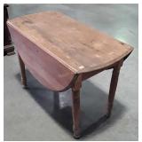 Early Farm House Drop Leaf Table