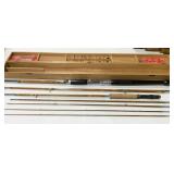 Two bamboo fishing rods fly rod NJP brand 5pc and