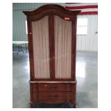 French Prov Clothing Armoire, solid condition
