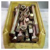 Hardware, bin with 10" Bolt and Nuts