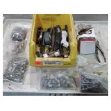 Hardware and Tools lot. Bin with screws of