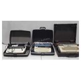 3 Typewriters, Smith-Corona Vantage, Smith-Corona