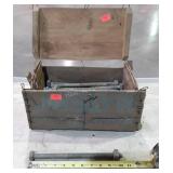 Hardware, basket crate of older Bolts with Nuts