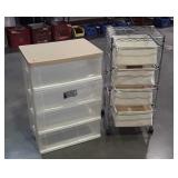 Two Organizers, craft room type, one portable