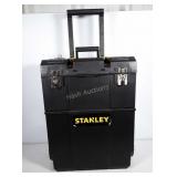 Luggage style Stanley stacked toolbox with 2