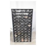 Montgomery Ward metal case hardware organizer,