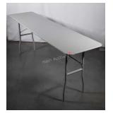 Folding Table, 18" wide x 6ft long x 29" high