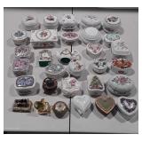 Collection of 30 Vanity Ring Boxes, Heritage