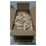 Box of wooden dowels. 1/2" × 4" & 3".