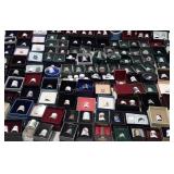 Thimble Collection. Painted Ceramic, some Pewter,