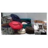 Hats & Wigs Group. 4 Wigs and Hair pcs plus the