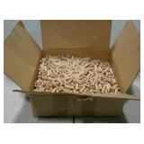 Box full of wooden dowels. 3/8" ×1.25".