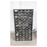 Montgomery Ward metal case hardware organizer,