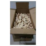 Box of wooden dowels. 1/2" × 4" & 3".