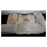 Lace tablecloths and curtain valances