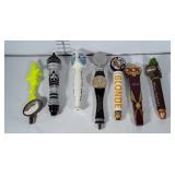 Beer tap handles. Dogfish Head with yellow shark