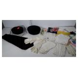 Ladies/girls hats, gloves and handkerchiefs.