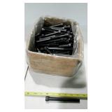Box of hex head, partial thread bolts.
