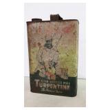 Advertising,1 gallon can. SECO steam distilled