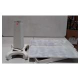 Project furniture piece, painted game table, in