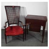 Two PC Home Furnishings lot. French Prov Accent