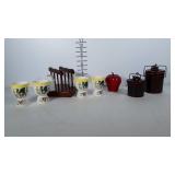 Large egg cups made in Japan (one is cracked), 2