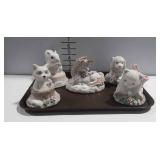 Heritage House Fine Porcelain Animal Music Boxes