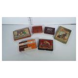 Older boxes with games / activities in each one.