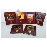 North American Hunting Club books. 4 are on